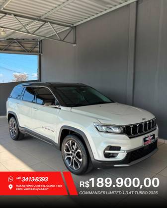 JEEP COMMANDER 1.3 T270 TURBO FLEX LIMITED AT6 JEEP COMMANDER 1.3 T270 TURBO FLEX LIMITED AT6